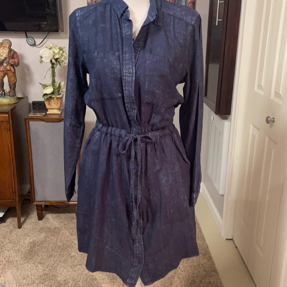 Calvin Klein Jeans Blue Denim Dress